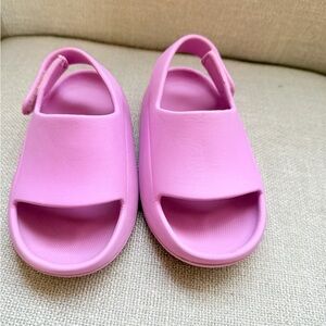Kids Pink Slide Sandals